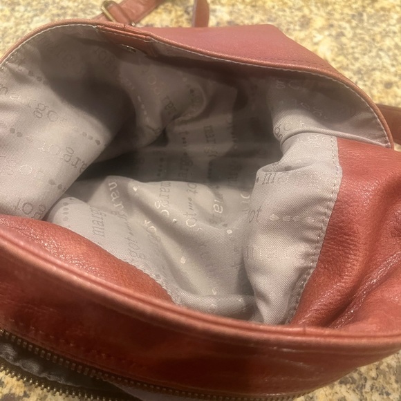 Margot Brown Soft Leather Crossbody Bag Purse Travel Boho - Picture 12 of 13